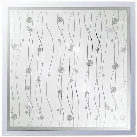 Lampada Da Parete / soffitto 3 X 60w E27 Trasparente - Foto 1