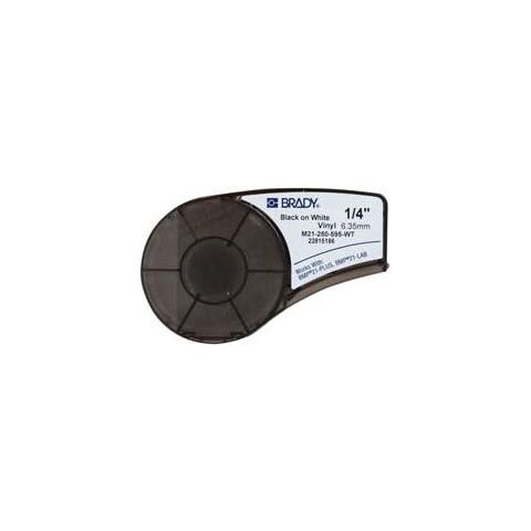 139744 Nero, Bianco Etichetta Per Stampante Autoadesiva (black On White 6,4m X 6,35mm - Vinyl - Warranty: 2y) - Foto 1