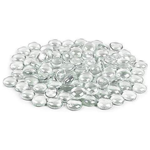 200 Di Vetro Perline Nuggets Pebbles Stones Mosaic Chiaro - Foto 2