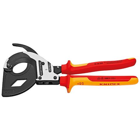 95 36 320, Side-cutting, Acciaio, Plastica, Rosso / Giallo - Foto 1