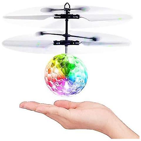 Palla Volante Giocattolo, Aereo A Telecomando Con Luci A Led Elicottero Rc Mini Drone Per Bambini Giochi Per Bambini Al Coperto Da Giardino Di Natale Ragazzo Ragazza 3 4 - Foto 1