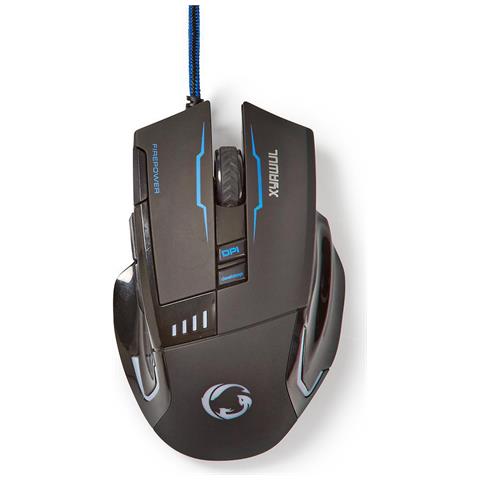 Mouse Gaming Cablato 8 Tasti Programmabili Led 4000 Dpi Nero - Foto 3