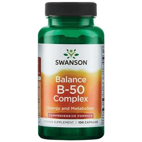 Complesso Di Vitamina B-50 100 Caps Swanson Health Products - Foto 1