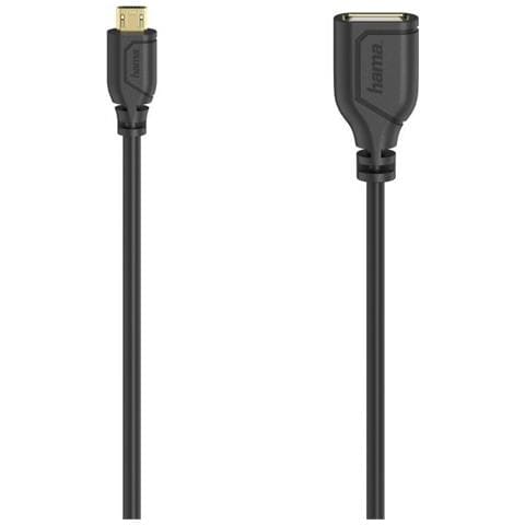 Micro-usb-otg-kabel Flexi-slim, Usb 2.0, 480 Mbit /s, 0,15 M (00200613) - Foto 2
