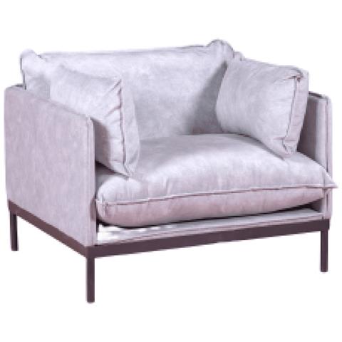 Divano A 1 Posto Rivestito In Poliestere - Skyline - Foto 1