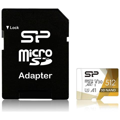 Scheda Micro Sd Silicon Power Sp512gbstxdu3v20ab 512 Gb - Foto 1