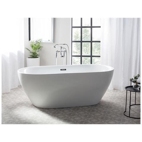 Vasca Da Bagno Freestanding Carrera 150 X 75 Cm Bianco - Foto 1