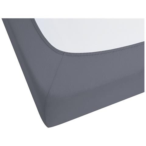 Coprimaterasso Elasticizzato Janbu Cotone Grigio Scuro - Foto 2