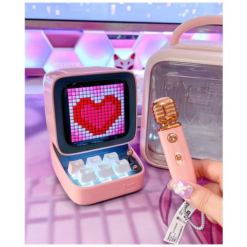 Ditoo-Mic Mini Altoparlante portatile mono Rosa 15 W - Foto 2