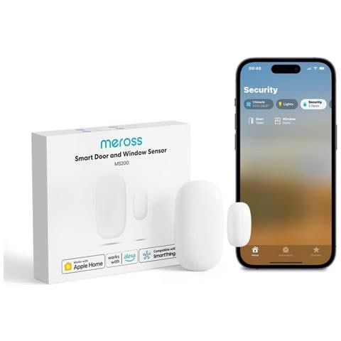 KIT Sensore Porte&Finestre Smart RF+ Hub Wi-Fi Apple HomeKit - Foto 1