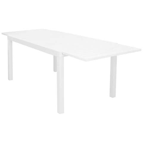 Tavolo Estensibile 160/240 Cm Da Esterno Giardino Con Struttura In Alluminio E Piano In Doghe Dallas - Foto 1