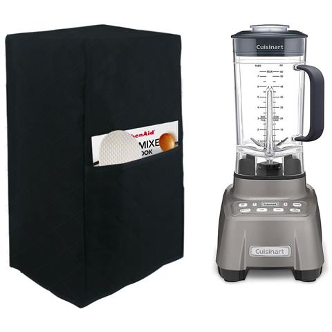 Copertura Antipolvere Per Frullatore, Coperture Per Frullatore Da Cucina Con Tasca Frontale Black - Foto 1