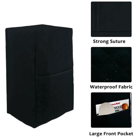 Copertura Antipolvere Per Frullatore, Coperture Per Frullatore Da Cucina Con Tasca Frontale Black - Foto 3