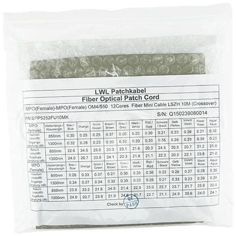 CBL-MPO12-OM4-7M-BO cavo InfiniBand e in fibra ottica 7,5 m MPO Viola - Foto 7