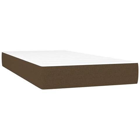 Materasso A Molle Per Bambini Marrone Scuro 80x160cm In Tessuto - Foto 2
