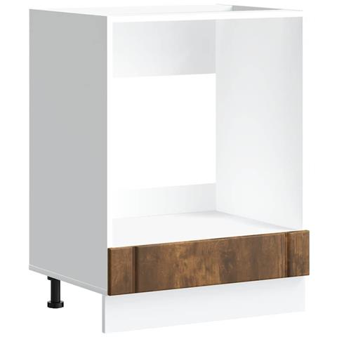 Armadio Forno Lucca Rovere Fumo In Legno Multistrato - Foto 2