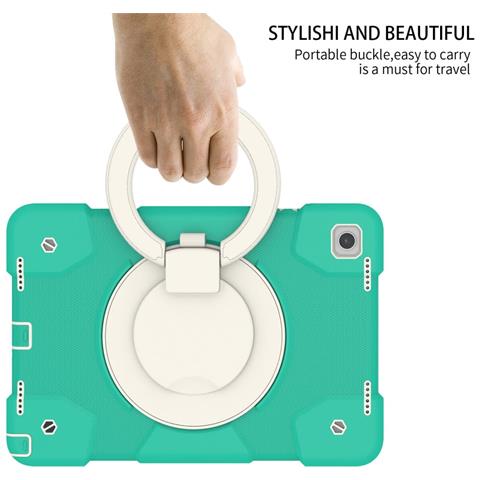 Custodia Blu Per Samsung Galaxy Tab A 8.0"" Con Supporto E Cintura Regolabile - Foto 4
