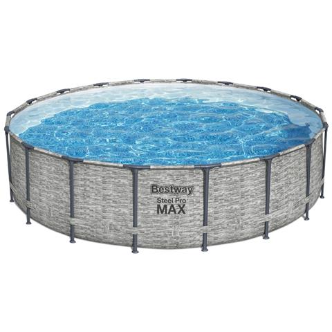 Piscina Fuori Terra - In Giro - 549x122 Cm - Grigio - Include Accessori Coordinati Cb30 - Foto 2