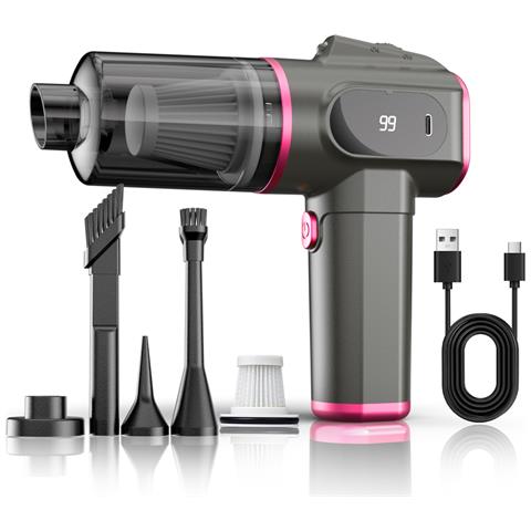 Aspirapolvere Portatile Per Auto - Aspirazione Potente, Senza Fili Purple - Foto 1