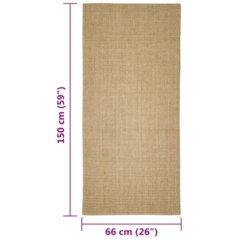Tappeto in Sisal per Tiragraffi 66x150 cm - Foto 6