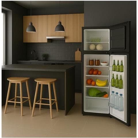 Frigorifero Combinato Nero Da 145 Cm E 212 Litri - Grf170bk - Foto 5