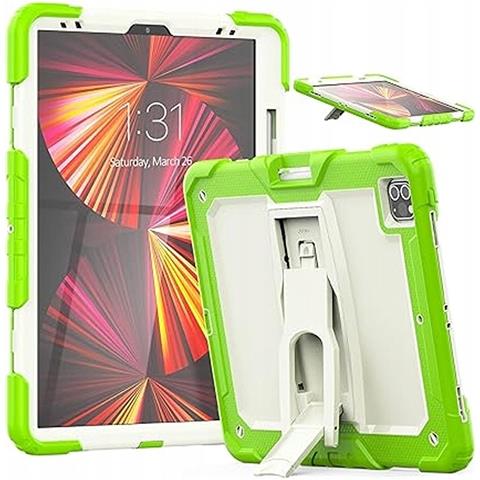 Custodia Per Ipad Pro 12,9"" Con Supporto E Tracolla Verde - Foto 1