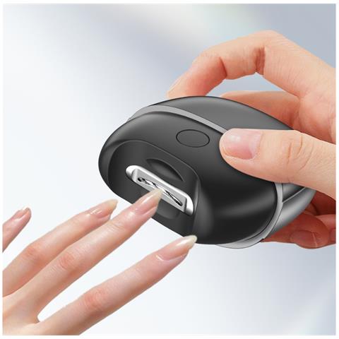 Lima Elettrica Per Unghie Ricaricabile E Portatile Con Luce Led E Aspiratore Di Polvere - Foto 7