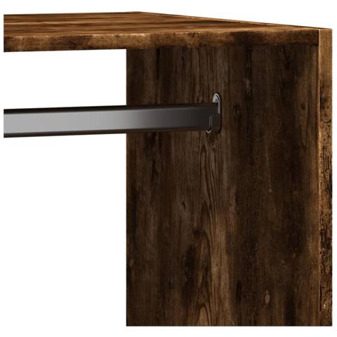 Armadio Rovere Fumo 77x48x102 cm in Legno Multistrato - Foto 9