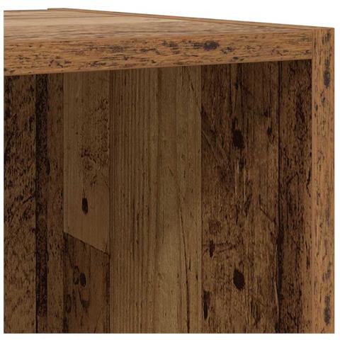 Mobile TV 4 pcs Marrone 37 x 35 x 37 cm Legno multistrato - Foto 9