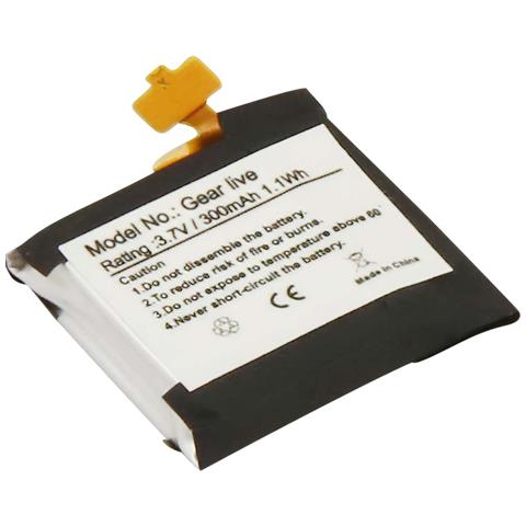 Batteria Di Ricambio Per Samsung Gear Live Li-polymer 3,7v 300mah 1,1 Wh - Foto 1