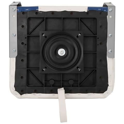 Set Sedile per Barca Pieghevole 4pz con Cuscino Blu-Bianco - Foto 9