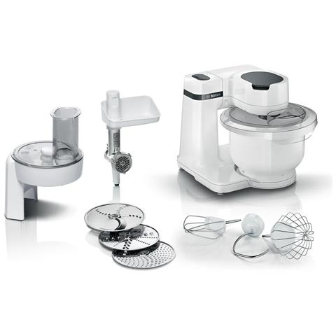 Impastatrice Planetaria Multifunzione Bianca Da 3,8 L E 700 W - Mums2aw21 - Foto 1