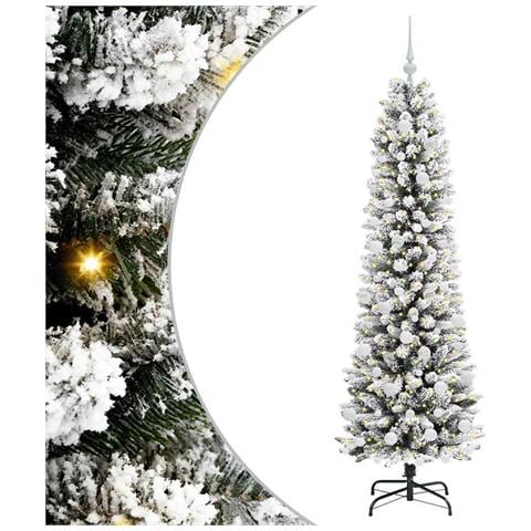Albero di Natale artificiale con 300 LED Bianco 180 cm - Foto 1