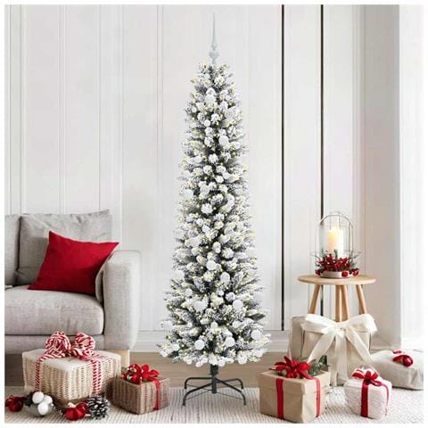 Albero di Natale artificiale con 300 LED Bianco 180 cm - Foto 2