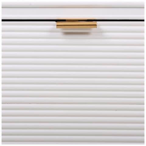 Mobile Da Ingresso In Legno Con Specchio Bianco 95x7x190h - 90x41x47h - Foto 8