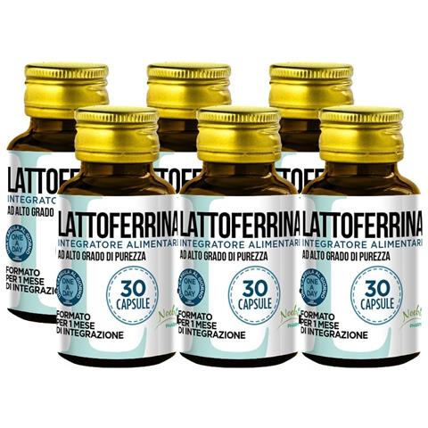 Lattoferrina 200 mg 30 Capsule - Alto Grado di Purezza - Formula Essenziale in Capsule (Confezione sestupla) - Foto 1