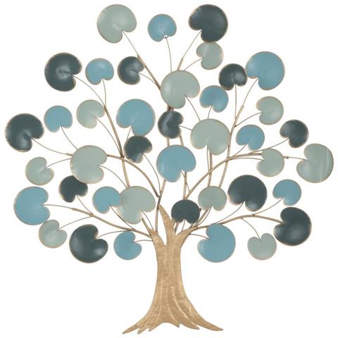 Pannello Da Muro Apple In Ferro Azzurro 89x90 Cm - Foto 1