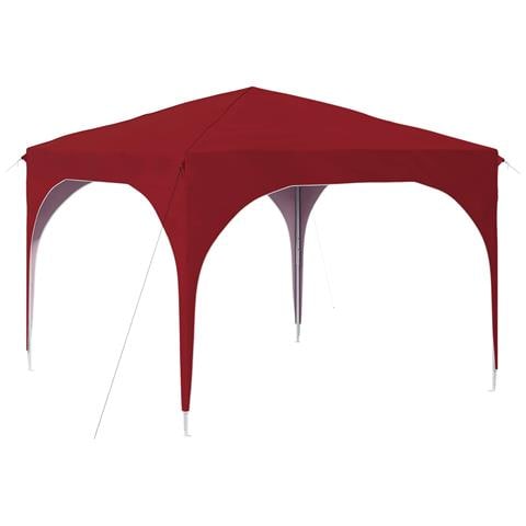 Tenda per feste a pop-up 290 x 290 x 245 cm Borgogna - Foto 1