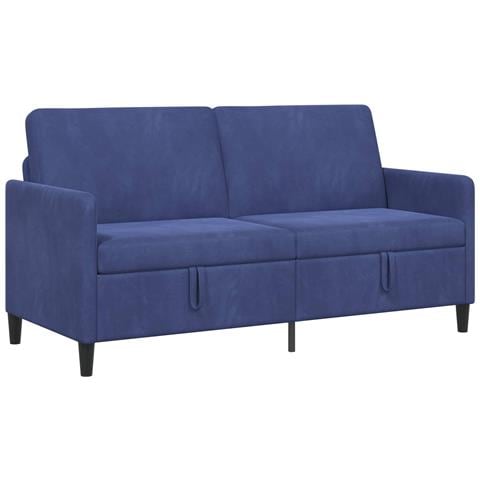 Divano con Storage Blu Polizia 172 x 78 x 87 cm Poliestere - Foto 1