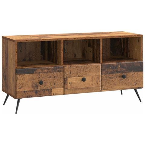 Mobile TV Legno antico 102 x 34,5 x 50 cm Legno ingegnerizzato - Foto 1