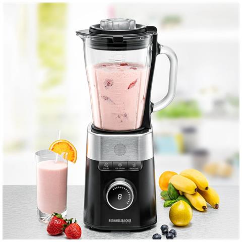 MX 1260 frullatore Frullatore da tavolo 1200 W Nero, Acciaio inox, Trasparente - Foto 1