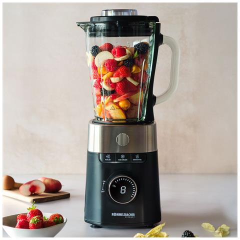 MX 1260 frullatore Frullatore da tavolo 1200 W Nero, Acciaio inox, Trasparente - Foto 4