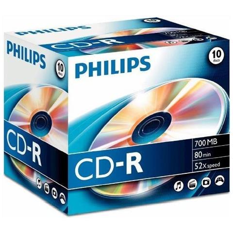 8710895778176 CD vergine CD-R 700 MB 52x 10 pz - Foto 1