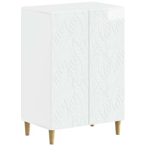 Mobile per scarpe DELFT 59,5 x 39,5 x 90 cm Bianco Lucido - Foto 1