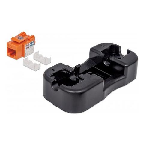 IWP-MD C6 / OR - Frutto Keystone RJ45 Cat. 6 UTP non schermato Arancio - Foto 4