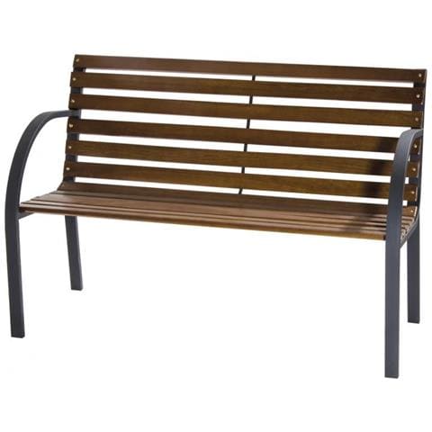 Panca Legno / metallo Cm 120x62 - Garten Ausstattung Gartenmàƒ¶bel - Foto 1