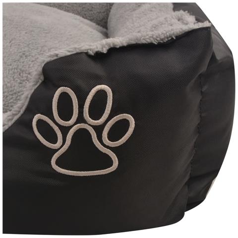 Cuccia Per Cani Con Cuscino Imbottito Taglia Xxl Nero - Foto 5