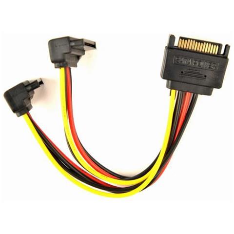 Cavo Sdoppiatore Di Alimentazione Sata Cablexpert 0,15 M Cc-satam2f-02 - Foto 2