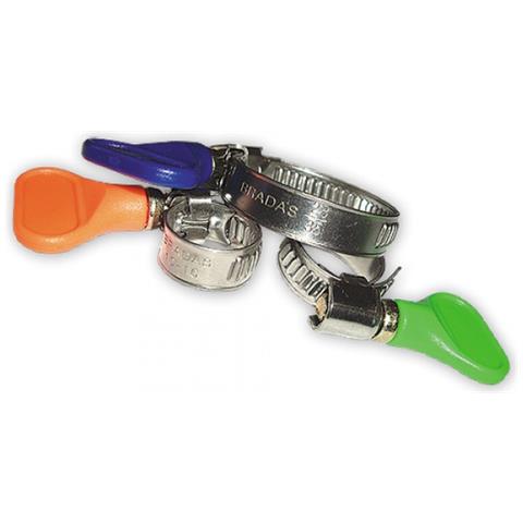 10 X Acciaio Inox Clip Tubo Fascette 812mm Farfalla Bisogno Cacciavite - Foto 1