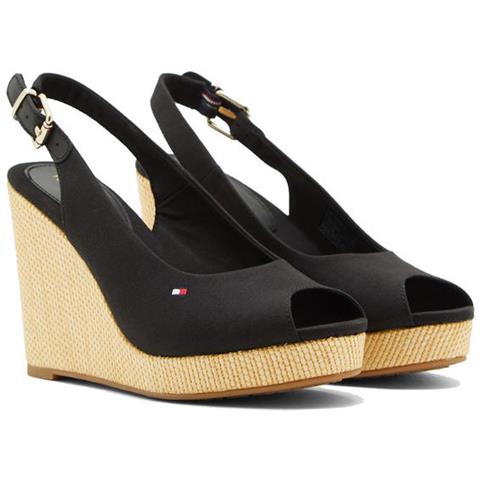 Scarpa Donna Iconic Elena Sling Back Sandal Black Fw0fw04789bds. 40 - Foto 1